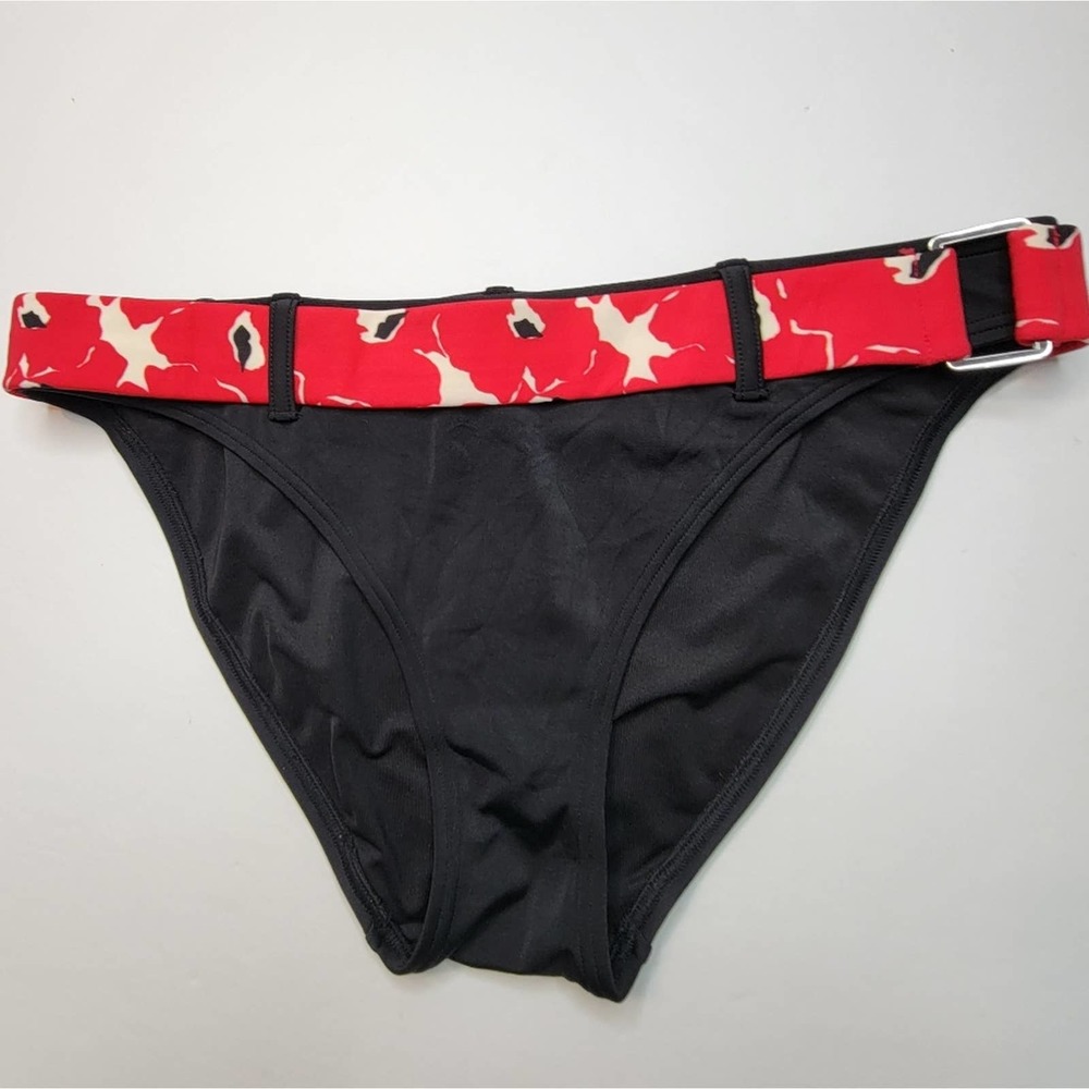 M Victoria's Secret Poppies Belt Buckle Bikini EE